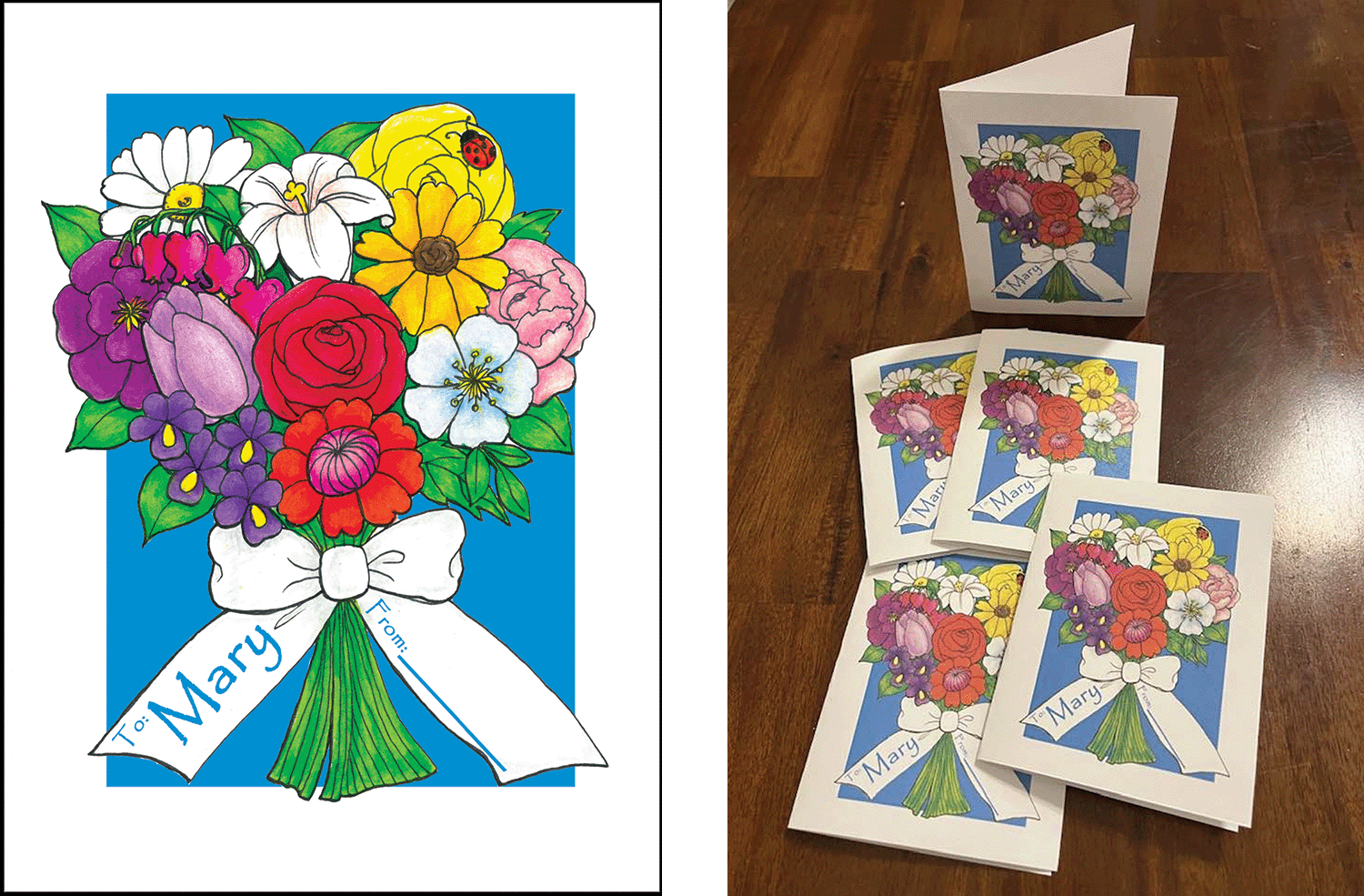 Bouquet Cards