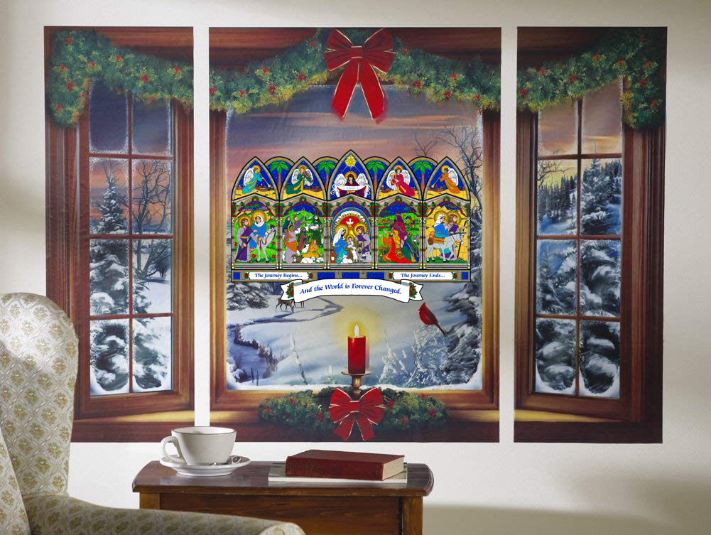 The Christmas Saga Window Cling