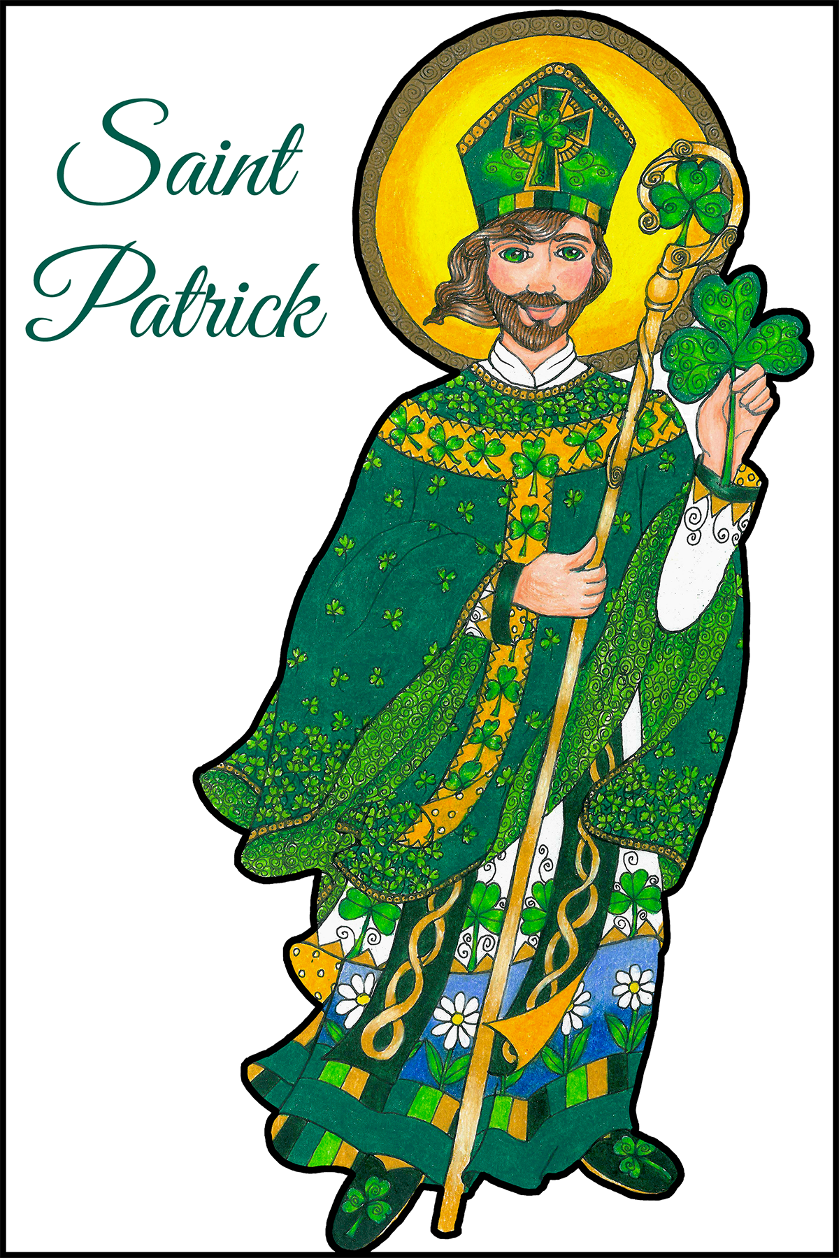 Boho Saint Patrick
