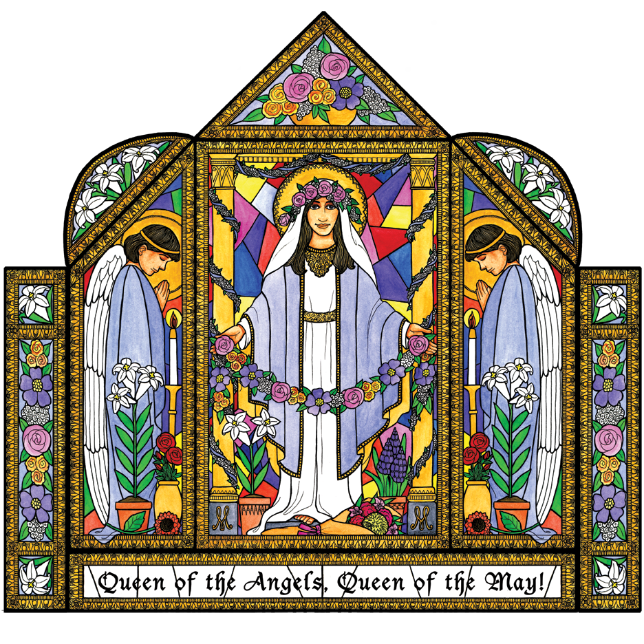 Stained Glass May Queen