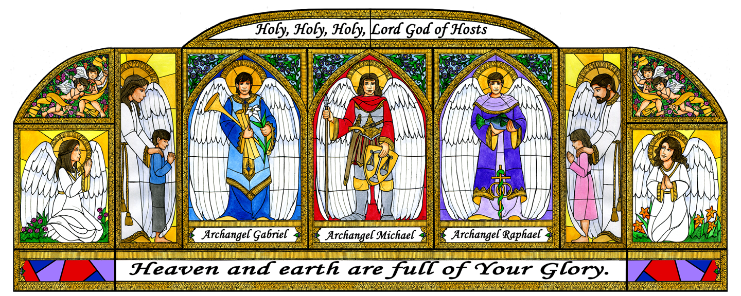 Stained Glass Angels