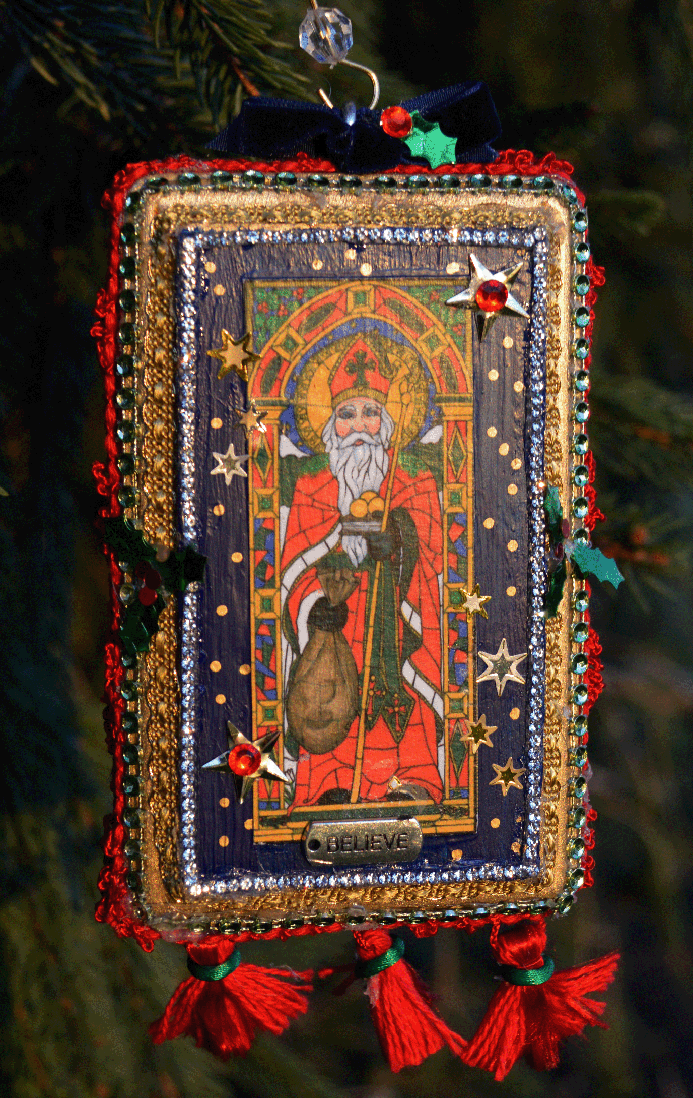 Saint Nickolas Christmas Ornament