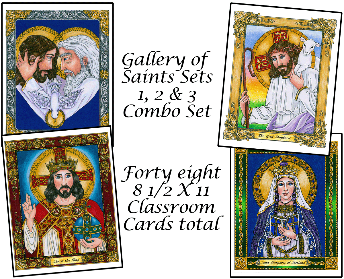 Gallery of Saints Set 2 Classroom Cards