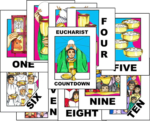 Eucharist Countdown Classroom Cards