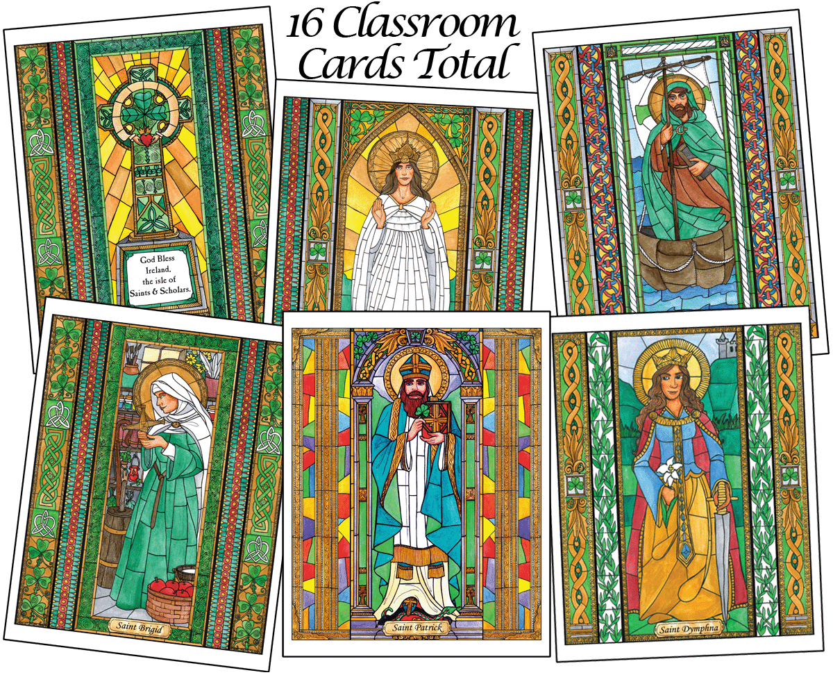 Saints of Ireland Classroom Cards