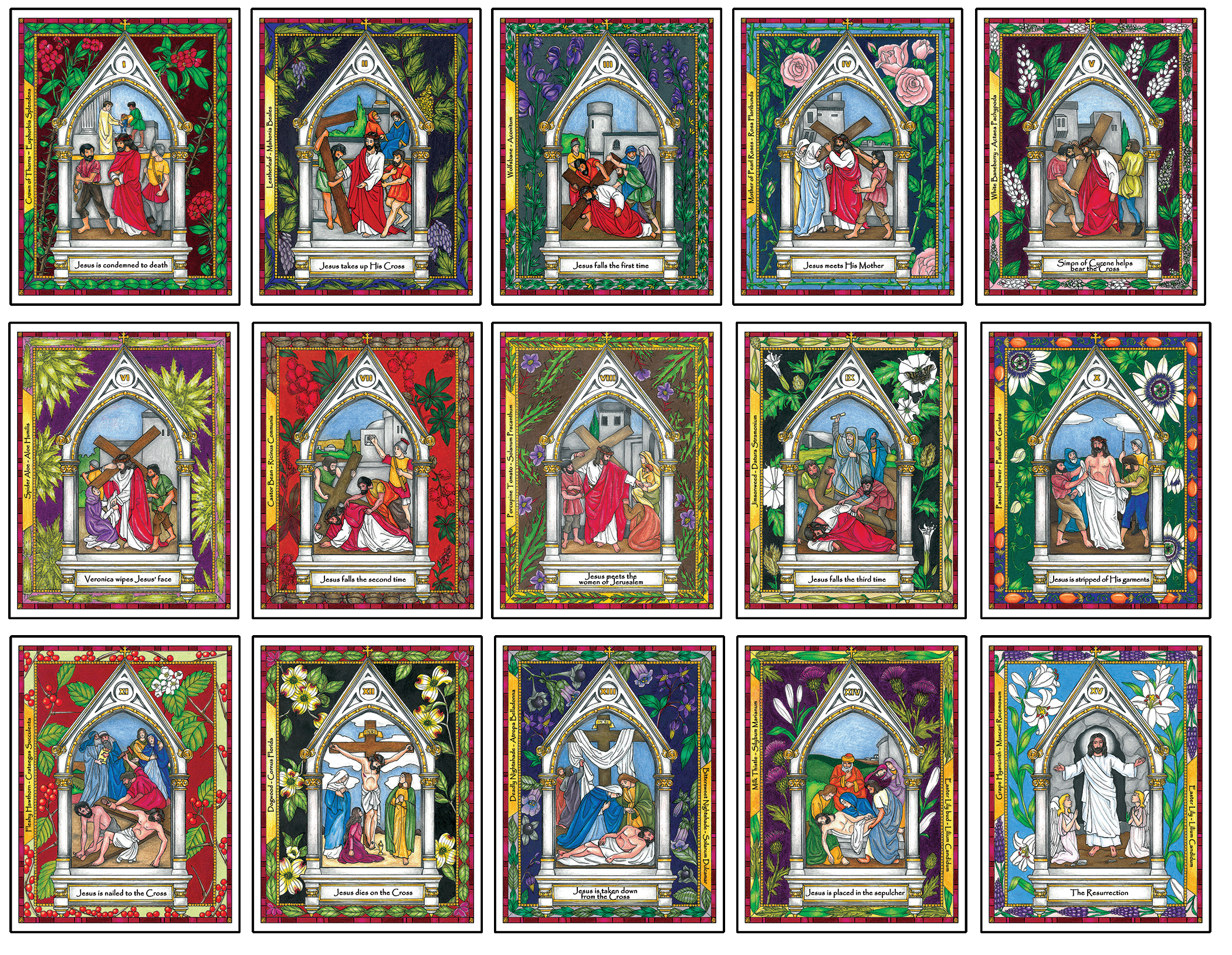 Our Stations of the Cross Coloring Portfolios