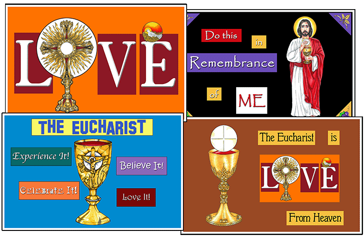 Holy Sparks - Eucharist Mini Posters Combo