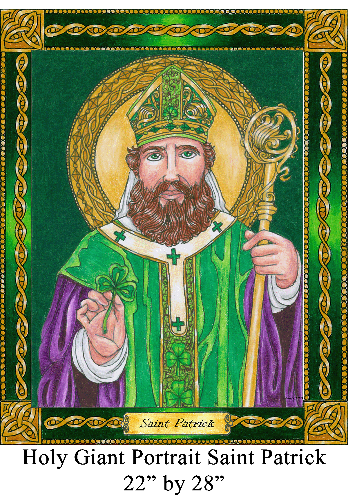 Holy Giant Portrait Saint Patrick