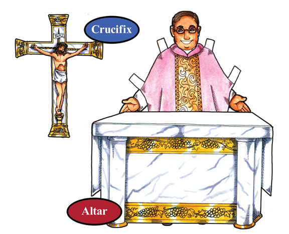 Father Nick and Altar Combo