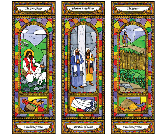 Stained Glass Parables of Jesus