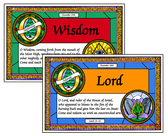 Stained Glass O'Antiphons
