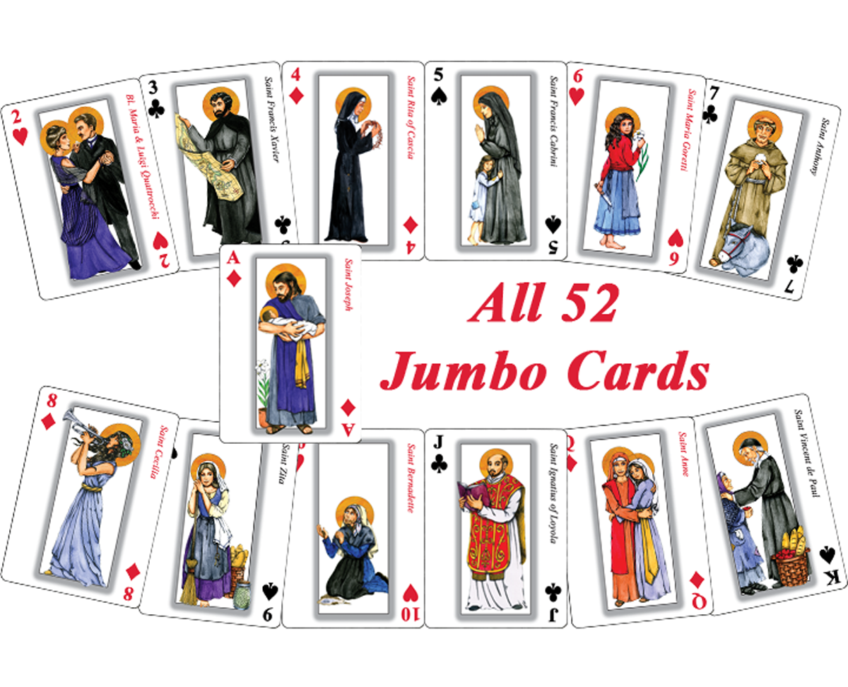 Pick a Saint any Saint Playing Cards