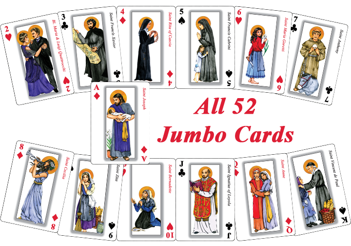 Pick a Saint, Any Saint Playing Cards