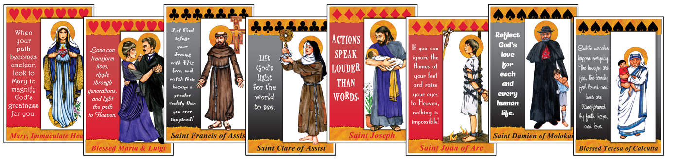 Pick a Saint, Any Saint Poster Set 1