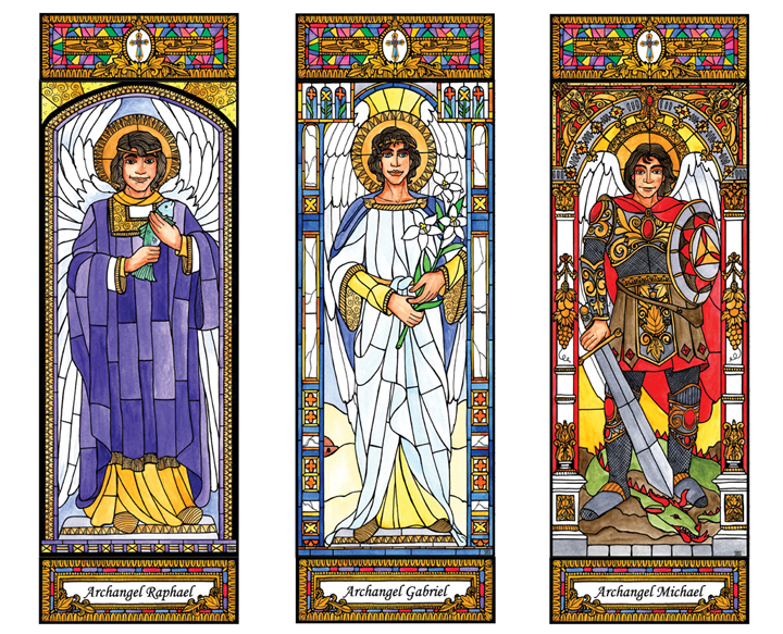 Stained Glass Archangels