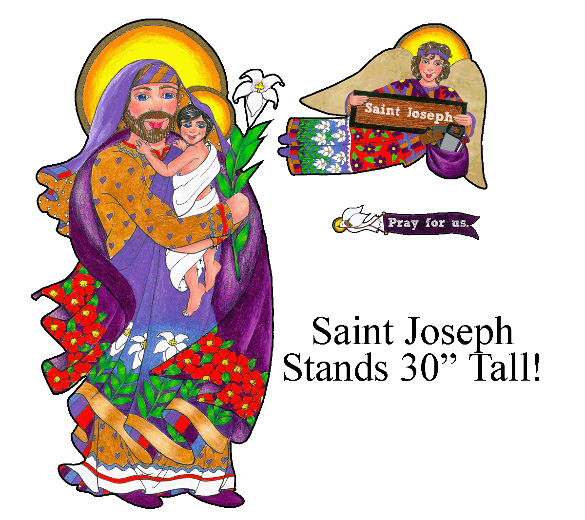 Boho Saint Joseph
