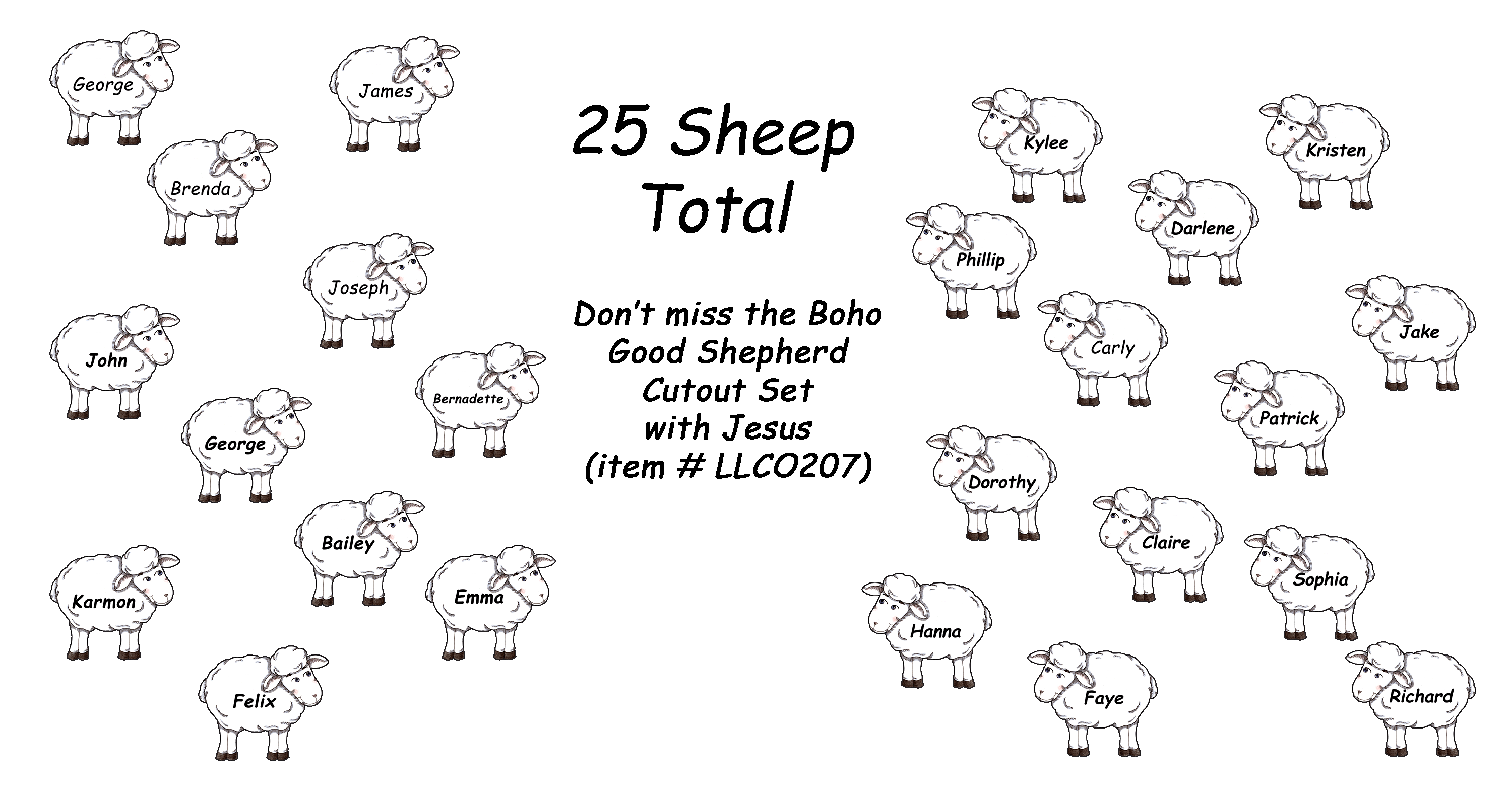 Boho Sheep Booster Pack