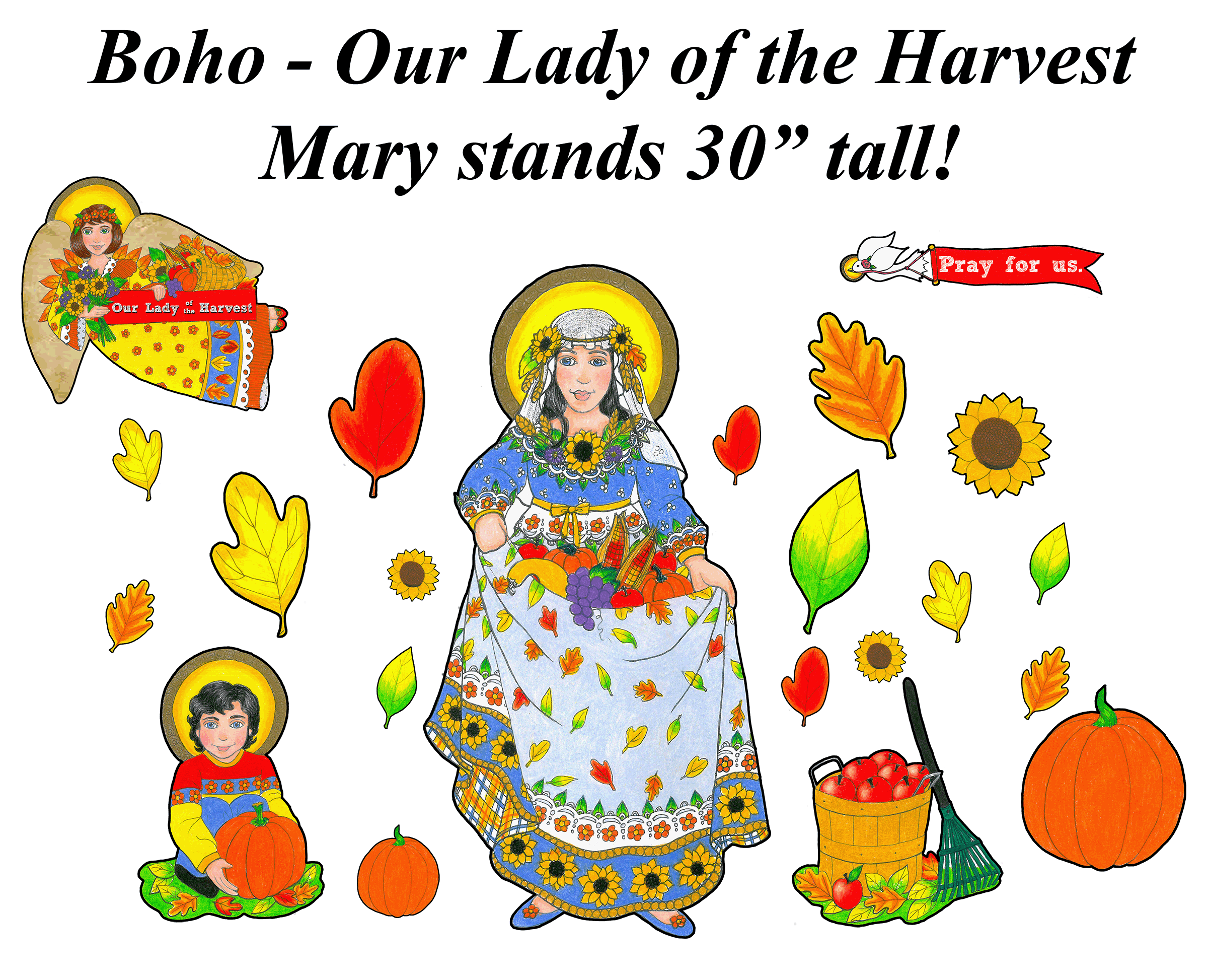 Boho Our Lady of the Harvest (Fall)