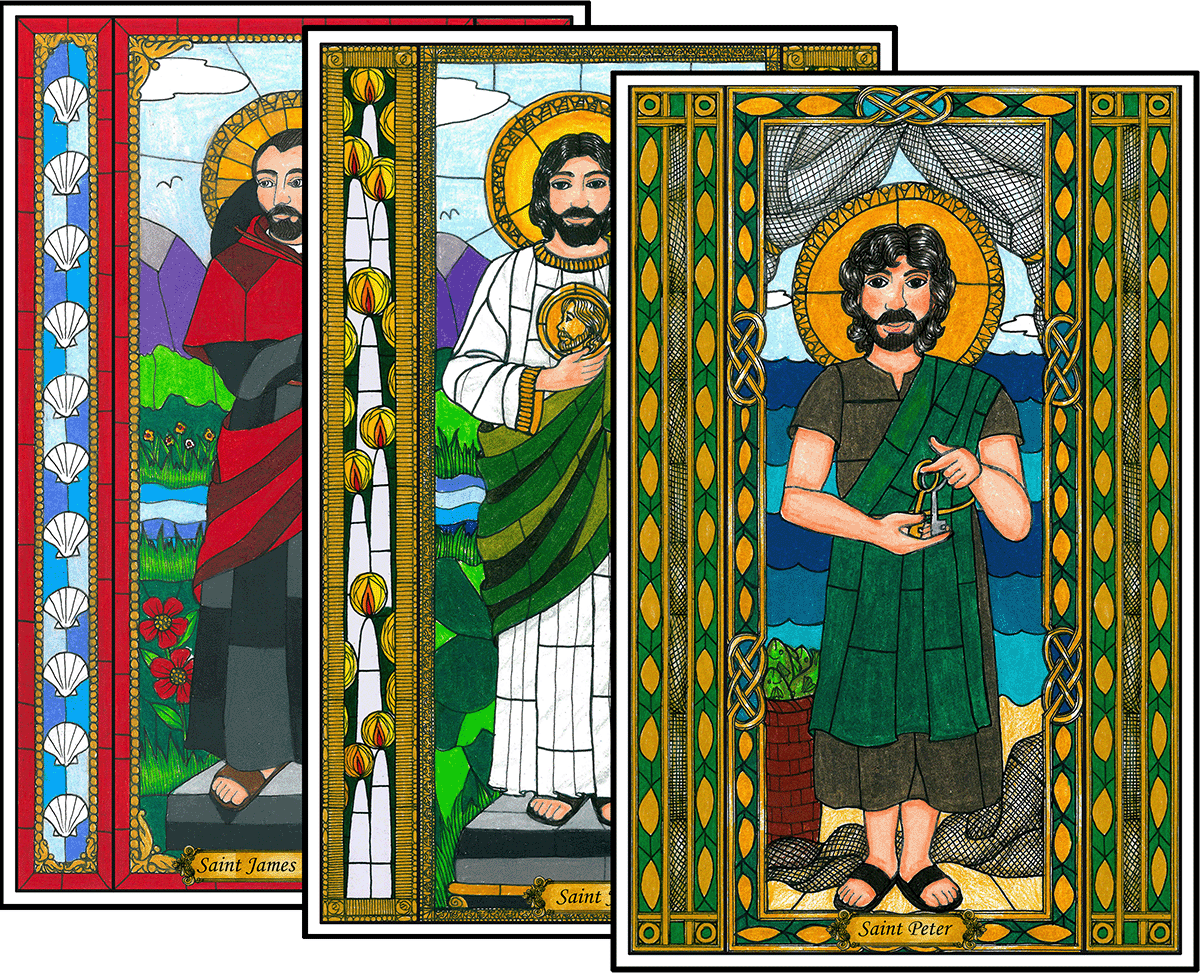 Stained Glass Apostles