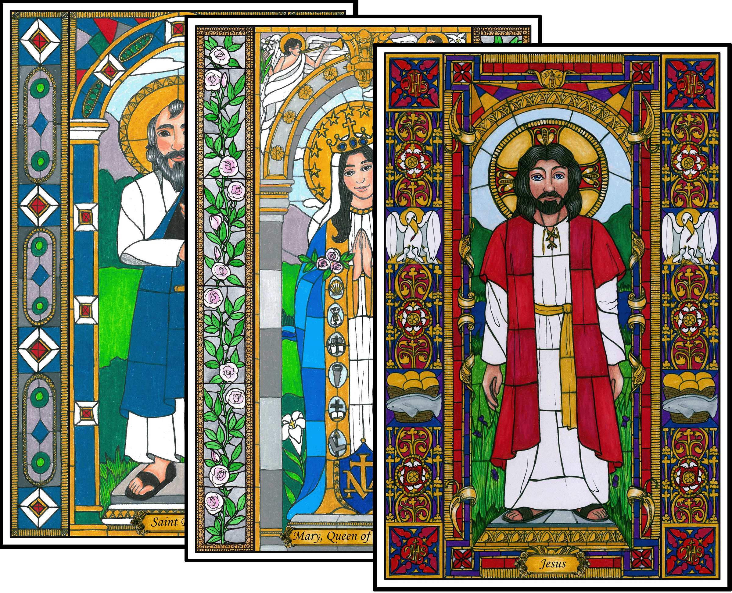 Stained Glass Apostle Completer Set