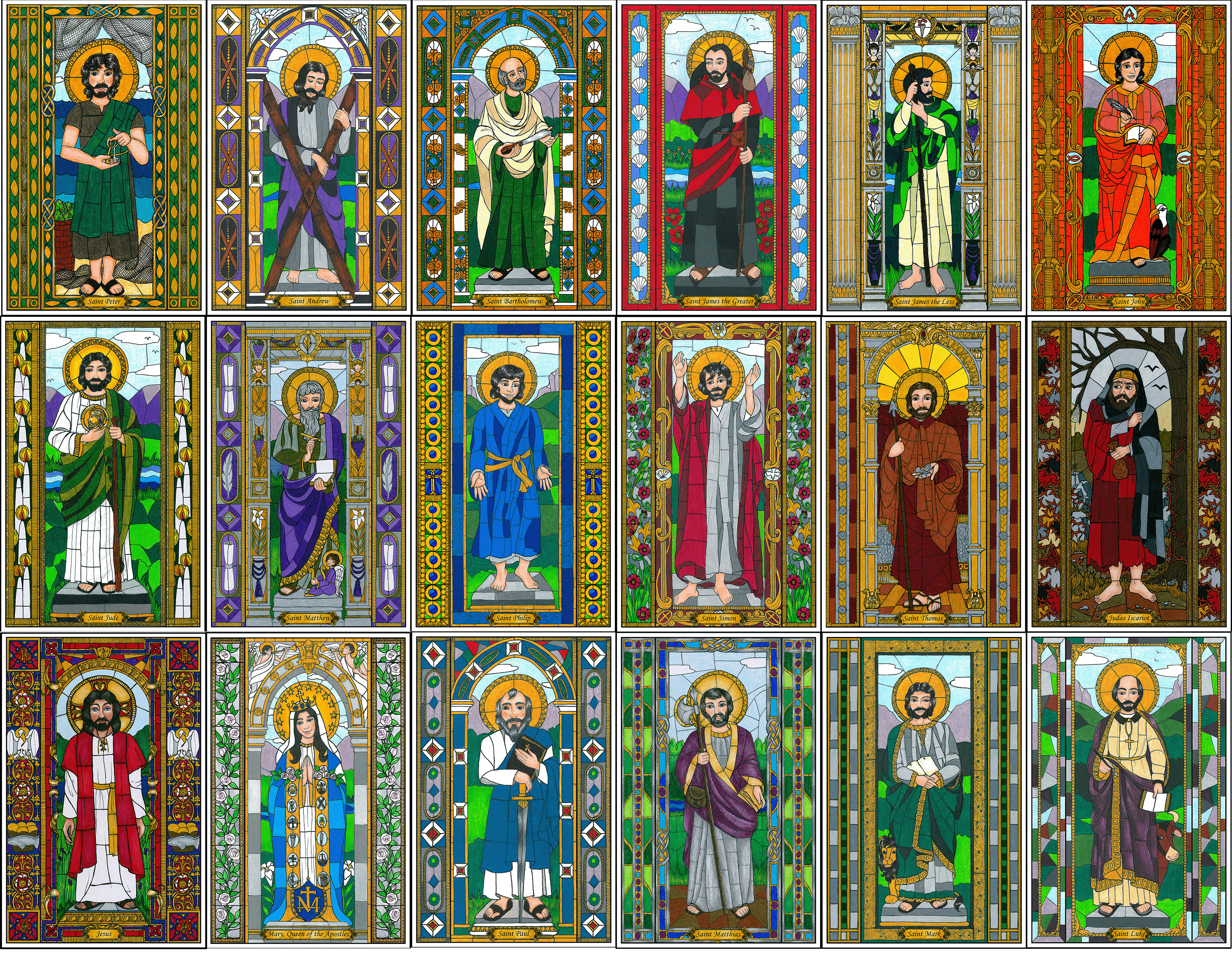 The Apostles Coloring Portfolio