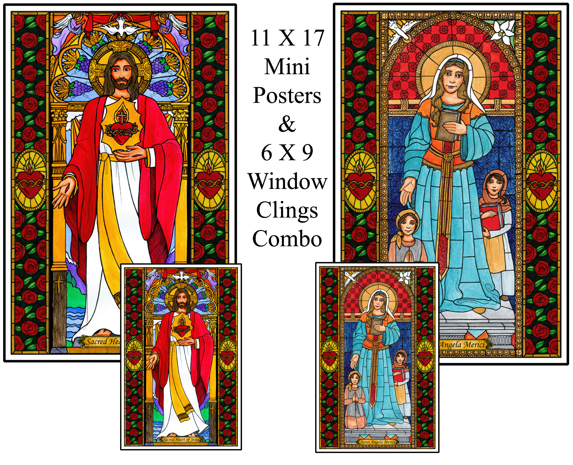 Stained Glass Saints of June Combo Set