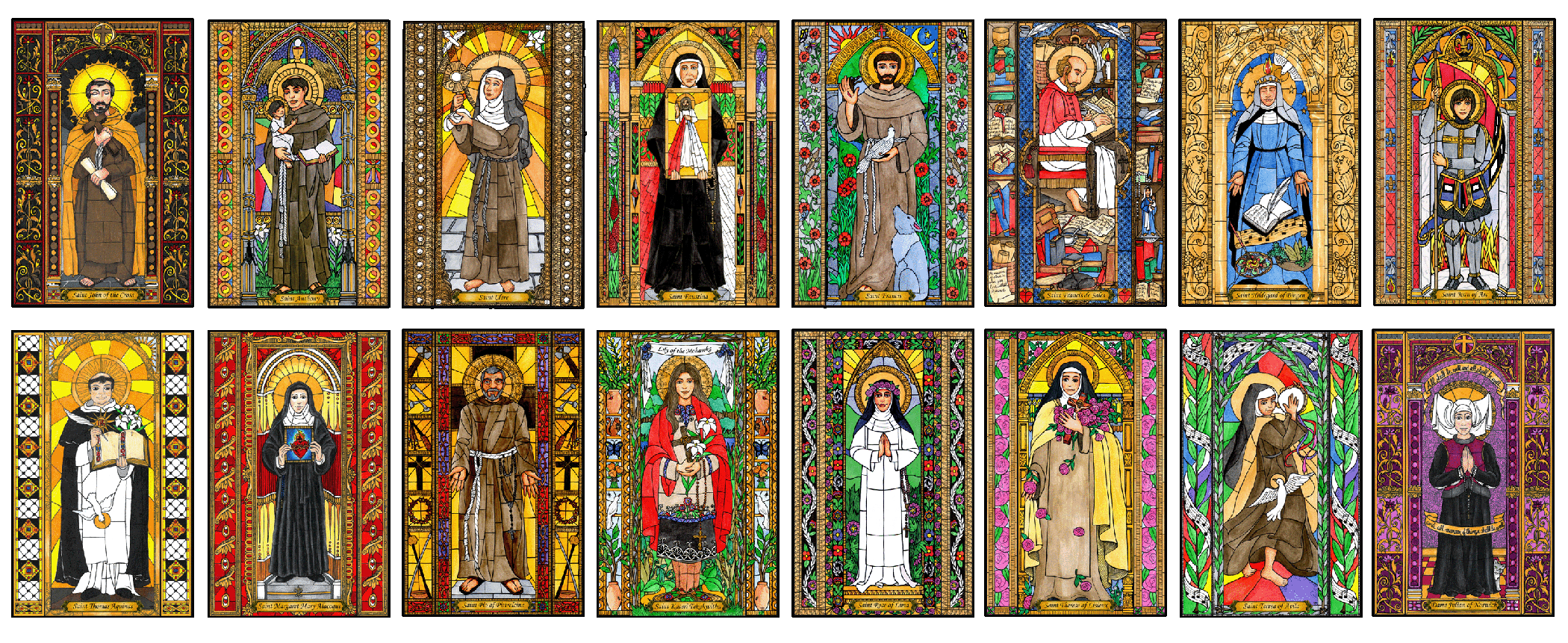 Mystic Saints Coloring Portfolio