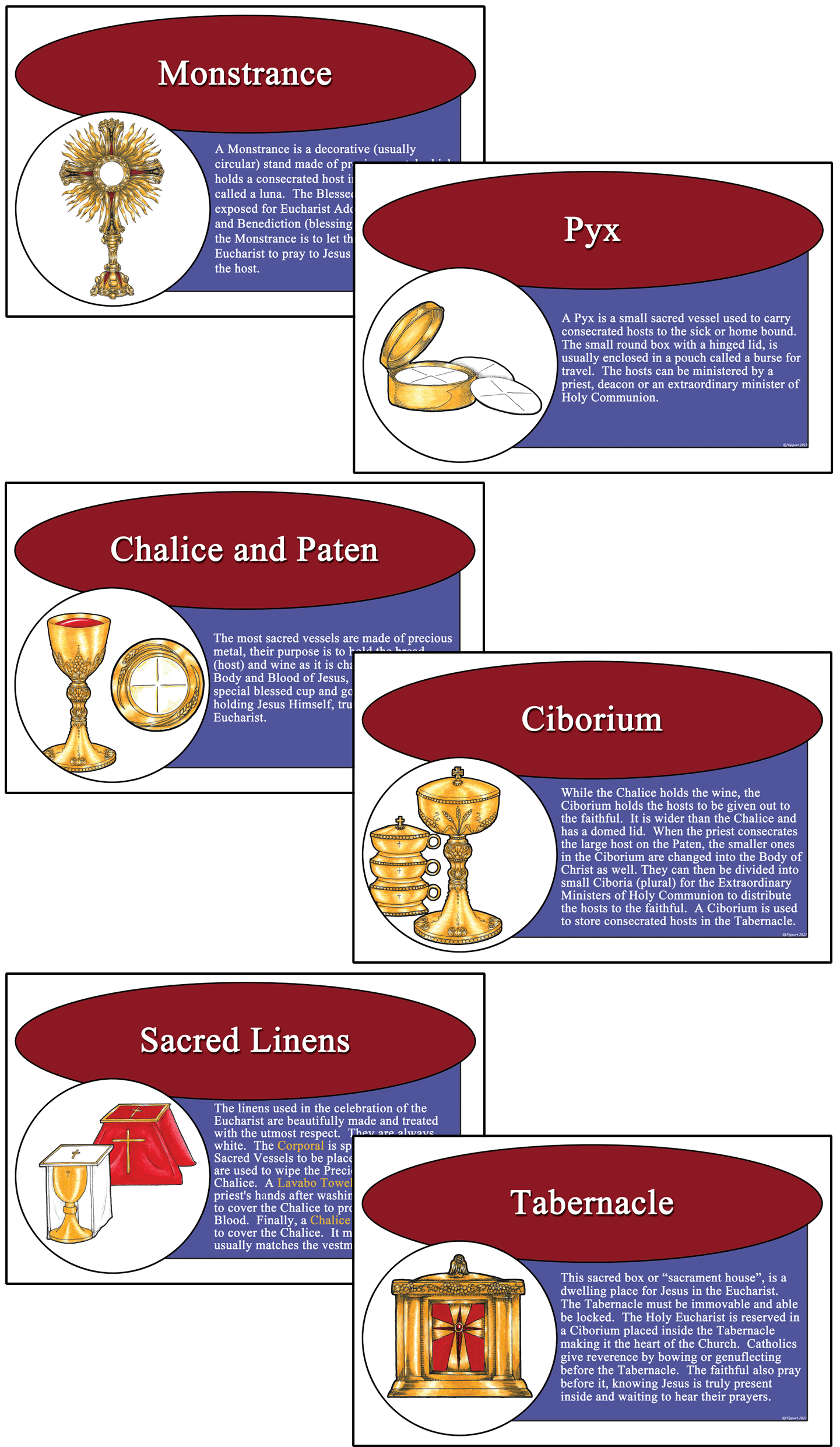 The Eucharist Faithwords - Sacred Vessels