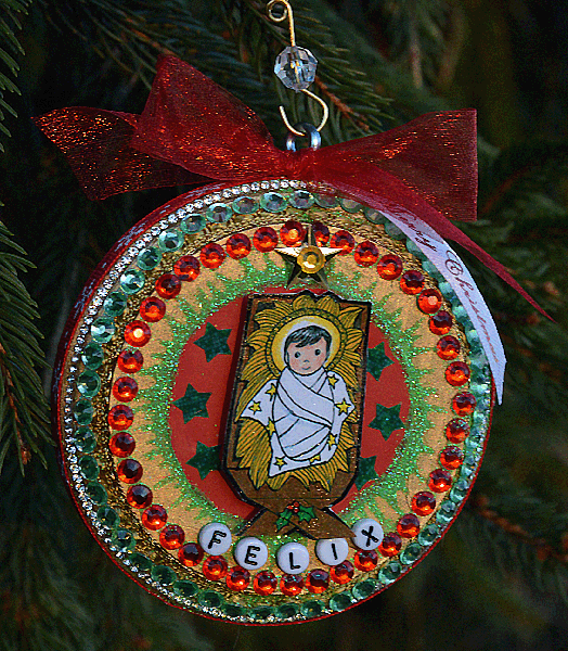 Personalized Baby Jesus Christmas Ornament