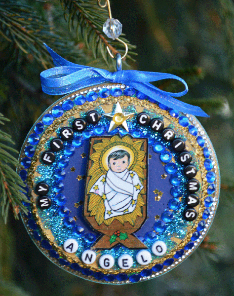 Adriana's Angel Christmas Ornament