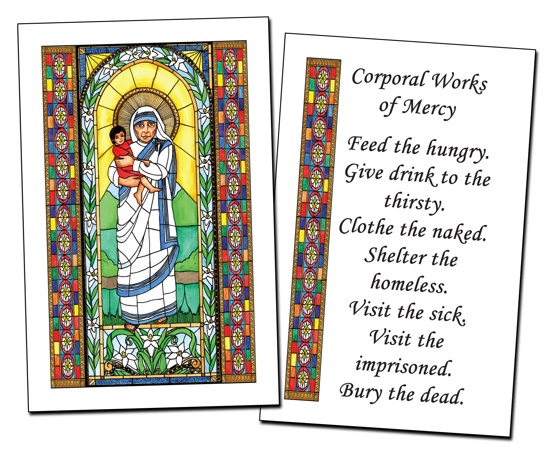 Saint Teresa of Calcutta Holy Cards