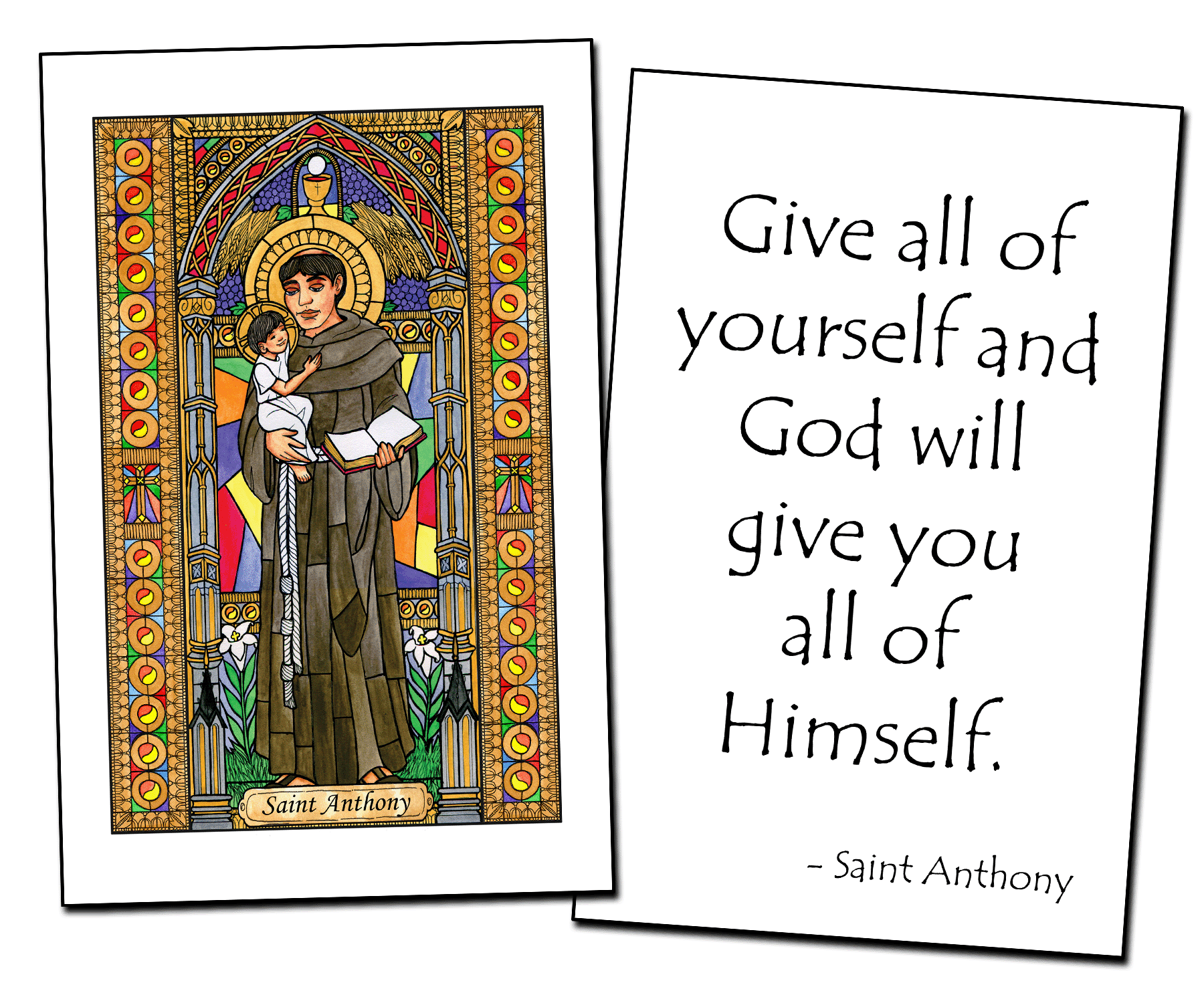 Saint Anthony of Padua Holy Cards